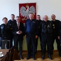 Spotkanie burmistrza  Darłowa z policjantami