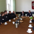 Spotkanie burmistrza  Darłowa z policjantami