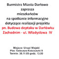 Deptak w Darłówku Zachodnim – spotkanie informacyjne 