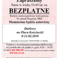 Bezpłatna mammografia