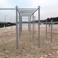 W Darłowie na plaży powstał Street Workout Park