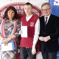  Burmistrz Darłowa wręczył uczniom w Darłówku  56 stypendiów za dobre wyniki w nauce