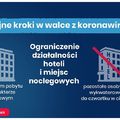 Kolejne ograniczenia w związku z koronawirusem