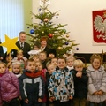  Przedświąteczna wizyta Przedszkolaków u burmistrza