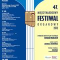 Kolejny koncert w ramach 47. Międzynarodowego Festiwalu Organowego już jutro